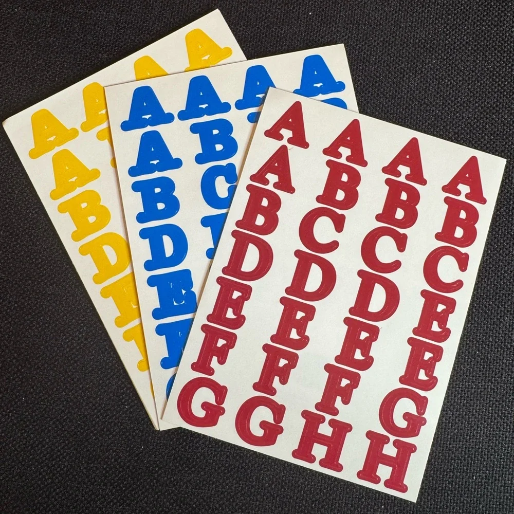 Creative Memories All Caps Alphabet Sets for Scrapbooking Lot of 5